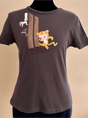 VTG Rare 2005 Gama-Go Gamago TIGERLILY Tim Biskup Women's Junior T-Shirt Size M